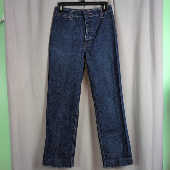 Calvin Klein Women's  Blue Jeans. 80s Bareback - Picture 1 of 7